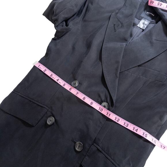 Smythe DB Tuck-In Blazer Double Breasted in Black Size 4 Super Soft Revolve - Picture 13 of 16